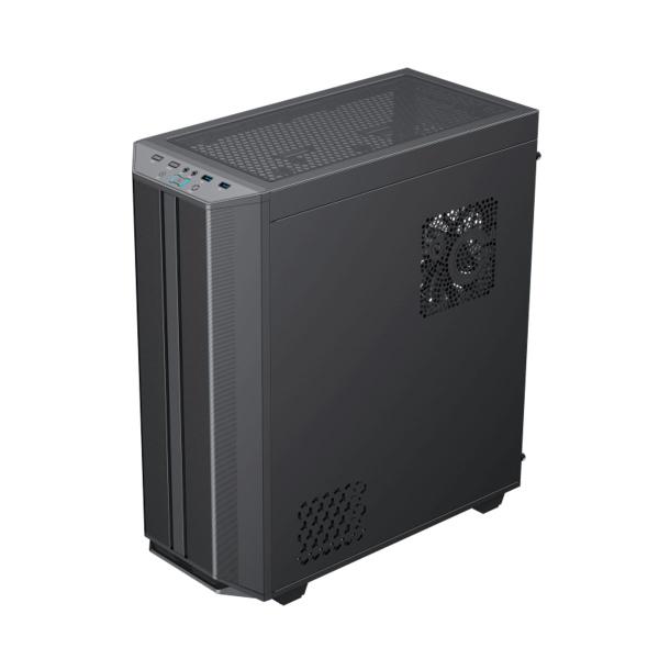 Imagem de Gabinete Gamer Gamemax Precision Black COC, ARGB, Lateral em Vidro, 4x Fans, Preto