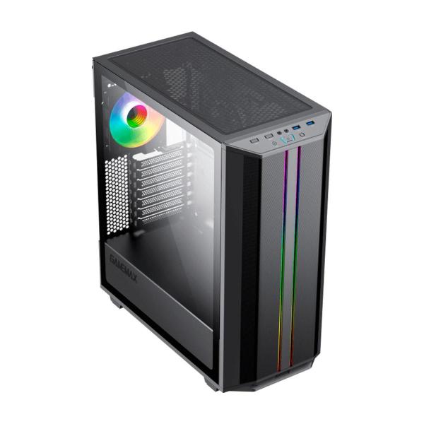 Imagem de Gabinete Gamer Gamemax Precision Black Coc, Argb, Lateral Em