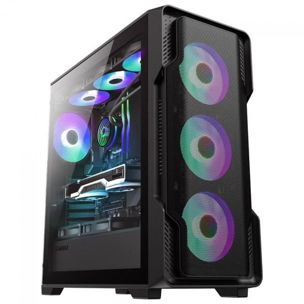 Imagem de Gabinete Gamer Gamemax Siege Mid Tower USB Lateral Vidro