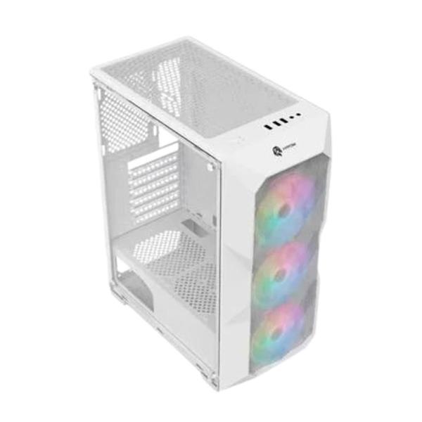 Imagem de Gabinete Gamer GB1730 Branco Com 3 Cooler Fan Led Rgb - Hayom