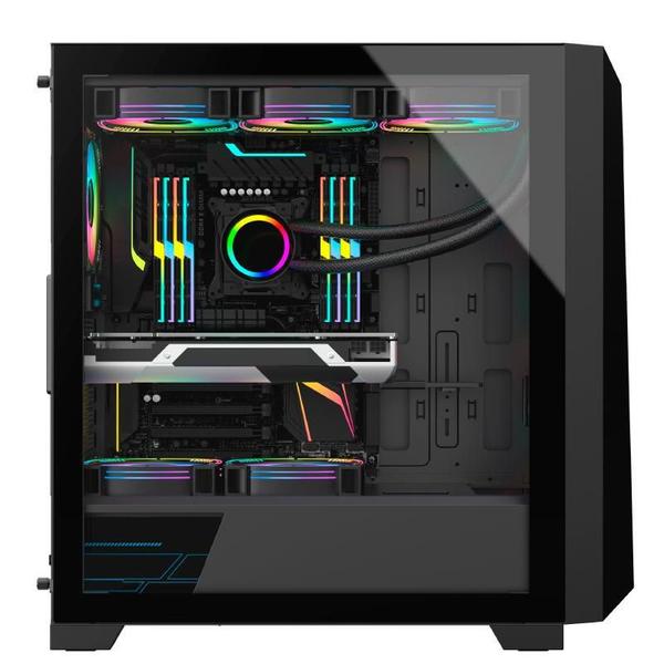 Imagem de Gabinete Gamer GB1770 Hayom ATX - 375mm GPU, 330x180x425