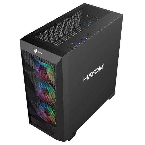 Imagem de Gabinete Gamer GB1770 Hayom ATX - 375mm GPU, 330x180x425