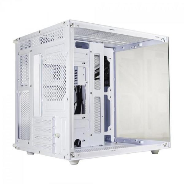 Gabinete Gamer K-MEX Aquario Micro, Mini Tower, Vidro Temperado, M-ATX, White, Sem Fonte, Sem Fan Imagem de Gabinete Gamer K-MEX Aquario Micro, Mini Tower, Vidro Temperado, M-ATX, White, Sem Fonte, Sem Fan