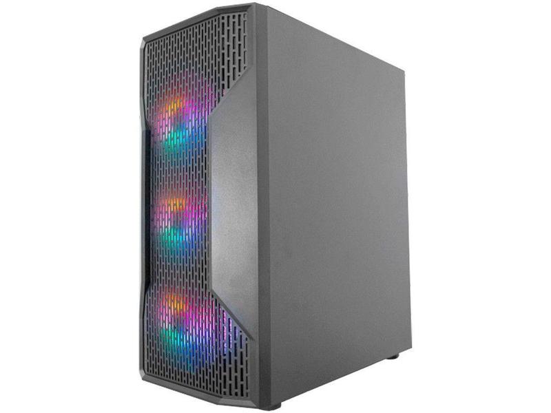 Imagem de Gabinete Gamer K-Mex Boreas III RGB Mid Tower - ATX Preto