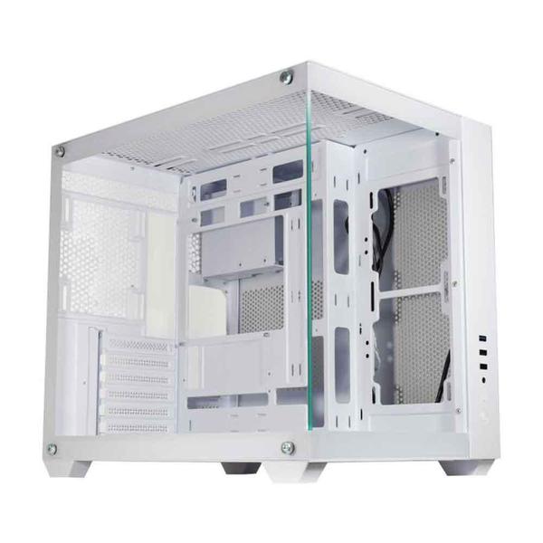 Gabinete Gamer K-Mex Hammerhead Shark White ATX, Full Tower, Sem Fonte, Sem Cooler - CG-WYH6 Imagem de Gabinete Gamer K-Mex Hammerhead Shark White ATX, Full Tower, Sem Fonte, Sem Cooler - CG-WYH6