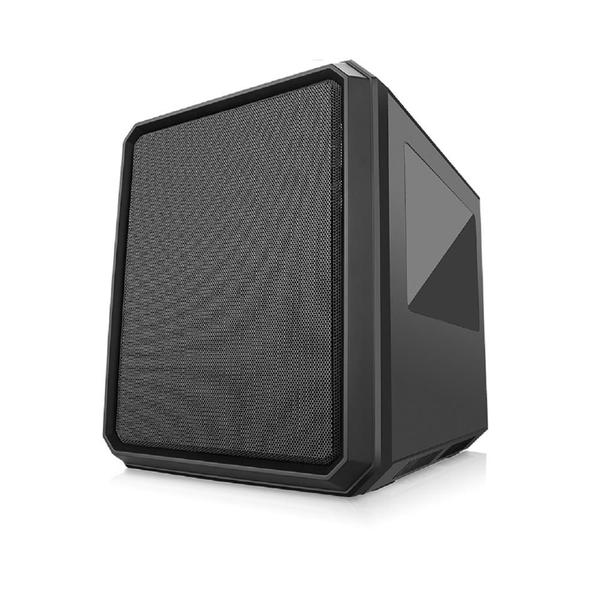 Imagem de Gabinete Gamer K-Mex Microcraft III CG-03RC, Mini Tower, Lateral em Acrílico, Sem Fonte, Com 1 Fan Multicolor, Preto