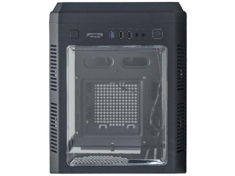 Imagem de Gabinete Gamer K-Mex Microcraft V CG-05RC - RGB ATX 3 FANs Preto