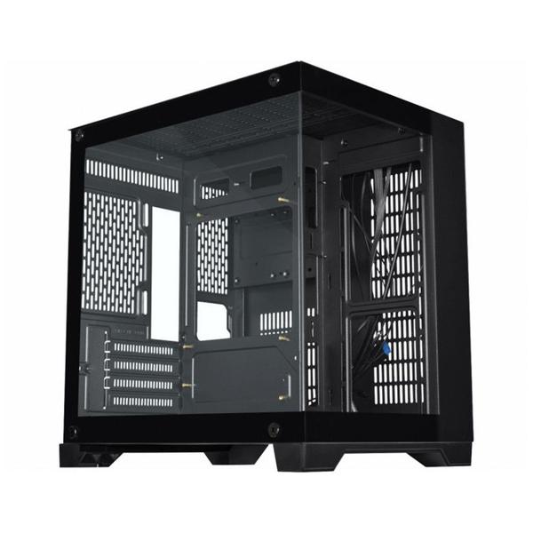 Imagem de Gabinete Gamer K-Mex Space Aqua Preto Vidro Temperado Sem Fan Mid Tower mATX - CG-10KN