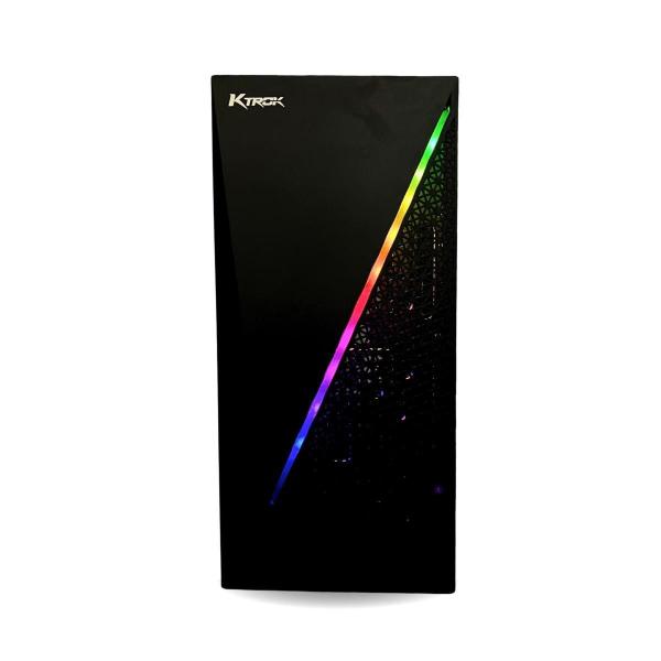 Gabinete Gamer Ktrok Rgb Lateral Acrílico Kt-16 Imagem de Gabinete Gamer Ktrok Rgb Lateral Acrílico Kt-16