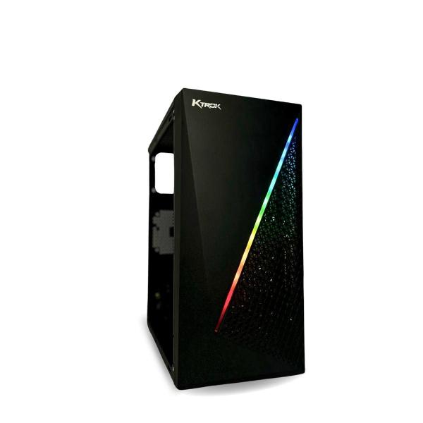 Gabinete Gamer Ktrok Rgb Lateral Acrílico Kt-16 Imagem de Gabinete Gamer Ktrok Rgb Lateral Acrílico Kt-16