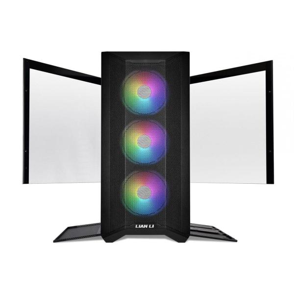 Imagem de Gabinete gamer lian li lancool ii mesh rgb usb-c - preto