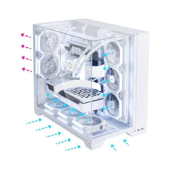 Imagem de Gabinete Gamer Lian Li O11 Vision O11Vw Branco