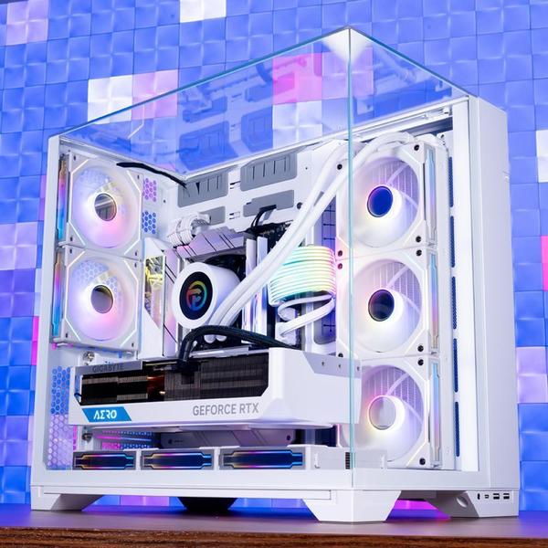 Imagem de Gabinete Gamer Lian Li O11 Vision O11Vw Branco