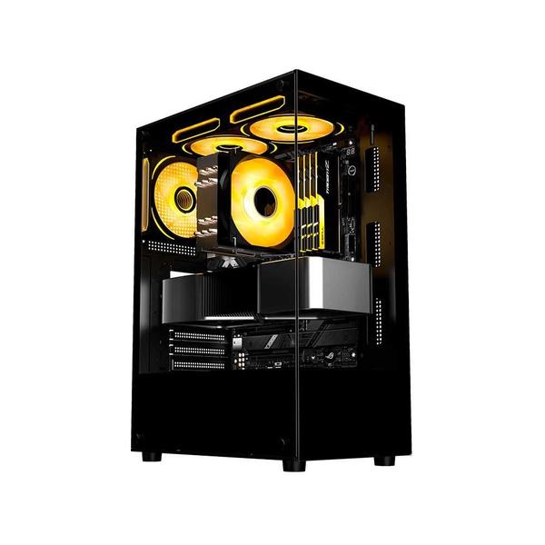 Gabinete Gamer Liketec Heydar Dark Sem Fan Atx Preto 2084 Imagem de Gabinete Gamer Liketec Heydar Dark Sem Fan Atx Preto 2084