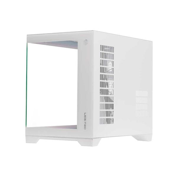 Gabinete Gamer Liketec Mad Rock Snow Argb Com Fan Micro Atx Branco 2076 Imagem de Gabinete Gamer Liketec Mad Rock Snow Argb Com Fan Micro Atx Branco 2076