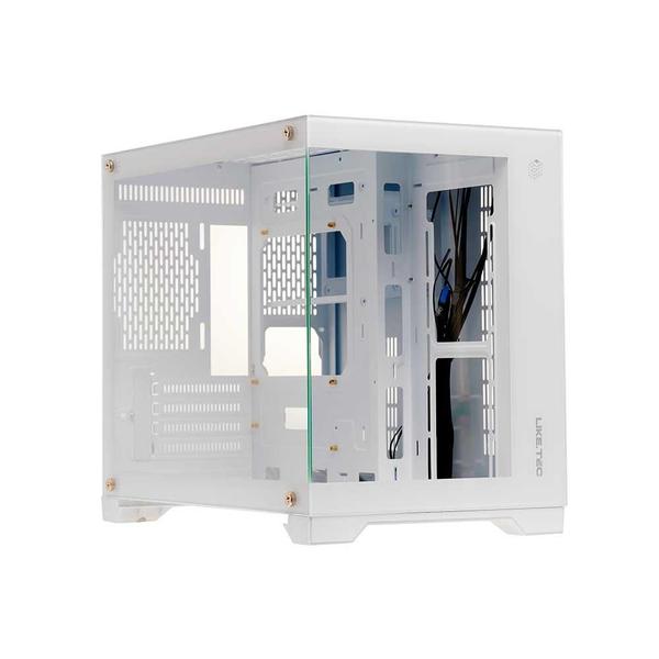 Gabinete Gamer Liketec Mad Rock Snow Argb Com Fan Micro Atx Branco 2076 Imagem de Gabinete Gamer Liketec Mad Rock Snow Argb Com Fan Micro Atx Branco 2076