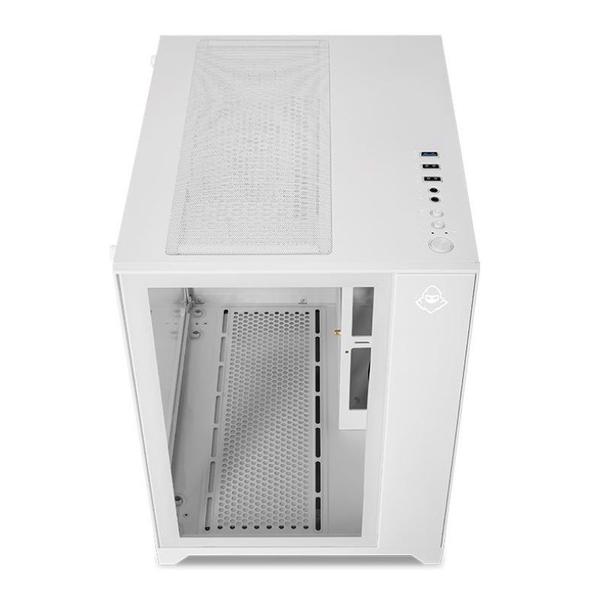 Imagem de Gabinete Gamer Mancer CV100, Mid-Tower, Lateral De Vidro, Branco, MCR-CV100-WH