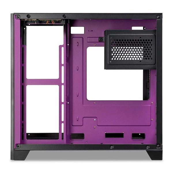 Imagem de Gabinete Gamer Mancer CV300 Purple Edition, Mid-Tower, Lateral de Vidro, Preto e Roxo, MCR-CV300-PEBK