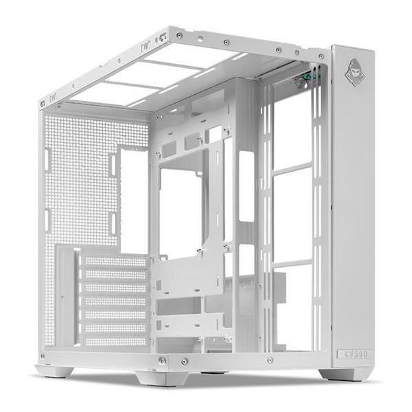 Imagem de Gabinete Gamer Mancer CV500, Mid Tower, Lateral De Vidro, Branco, MCR-CV500-WH