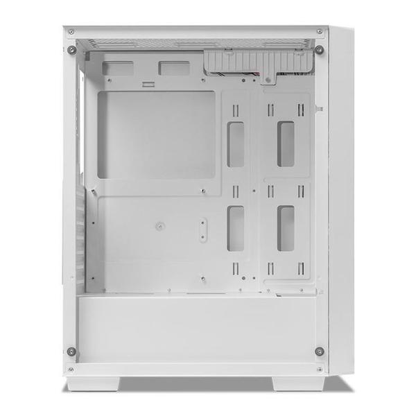 Gabinete Gamer Mancer Ward V2, RGB, Mid-Tower, Lateral De Vidro, Com 3 Fans, Branco, MCR-WRDV2-WH Imagem de Gabinete Gamer Mancer Ward V2, RGB, Mid-Tower, Lateral De Vidro, Com 3 Fans, Branco, MCR-WRDV2-WH