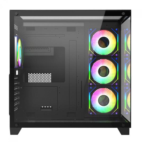 Imagem de Gabinete Gamer Mid Tower Atx Liketec Zeus Pro Glass Preto