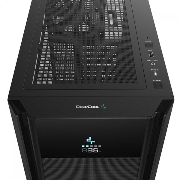 Imagem de Gabinete Gamer Mid Tower Deepcool Ch 510 Mesh Digital Preto