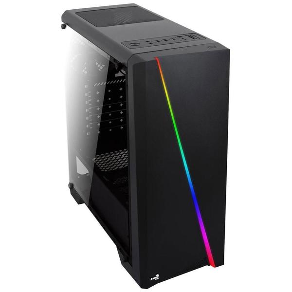 Imagem de Gabinete gamer mid tower sem fonte aerocool cylon