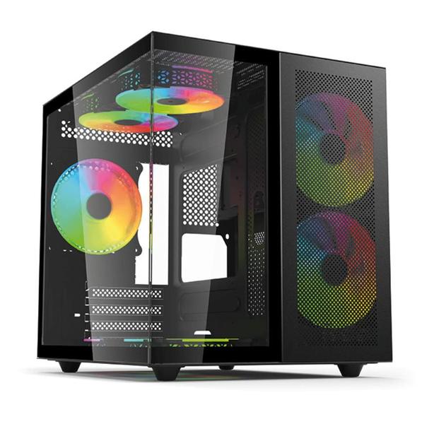 Imagem de Gabinete Gamer Mizu 3.0 Evolut Eg-819 Cor Preto (Sem Fans)