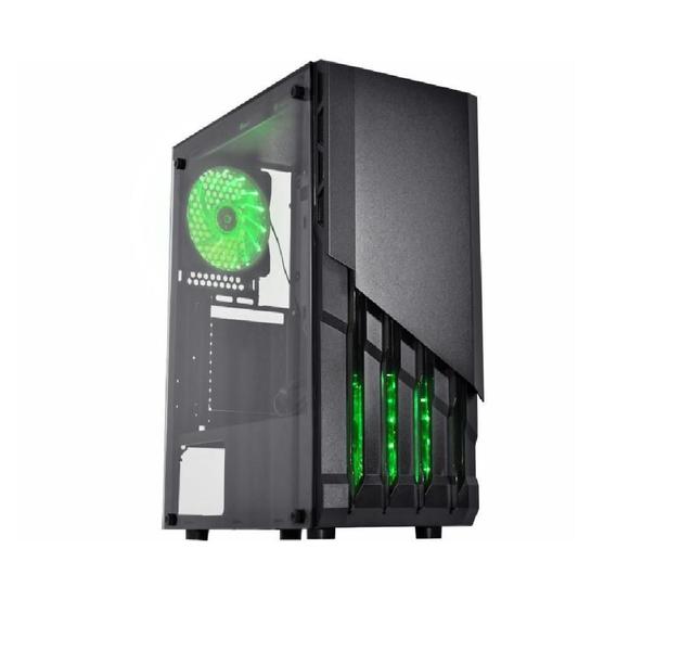 Imagem de Gabinete Gamer Monstro 03Aa Com Cooler Verde