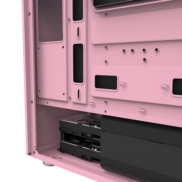 Imagem de Gabinete Gamer Motospeed Hyrax HGB200, ATX, Lateral em Vidro Temperado, Rosa HGB200P