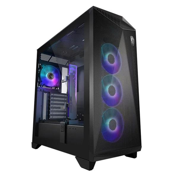 Imagem de Gabinete Gamer MSI MPG Gungnir 300R Airflow Black ARGB Mid Tower USB 3.2 Vidro Temperado - Preto