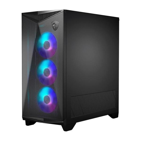 Imagem de Gabinete Gamer MSI MPG Gungnir 300R Airflow, Mid Tower, Lateral em Vidro, 4x FANs ARGB, E-ATX, Preto - 306-7G21R21-W57