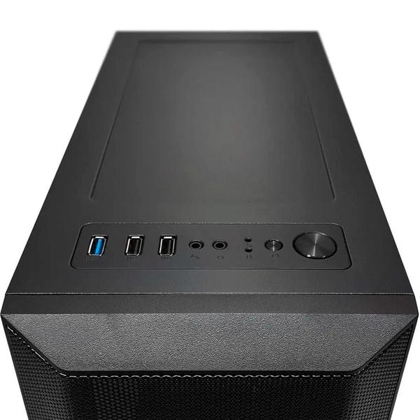 Imagem de Gabinete Gamer MT-G220BK C3Tech, Lateral em Acrílico, Mid Tower, S/Fonte, Preto