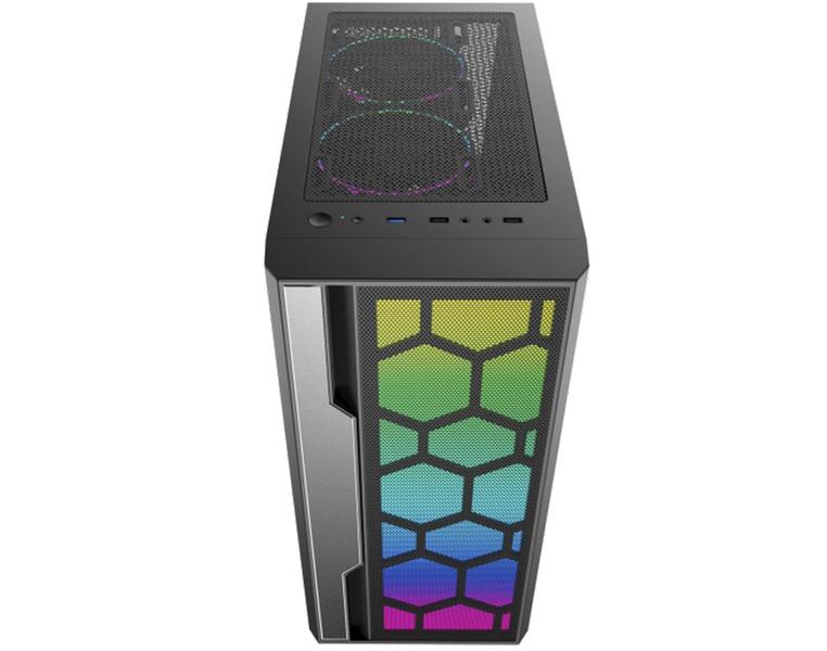 Imagem de Gabinete Gamer Multiverso CG02TT Painel Led RGB Aura S/ fans