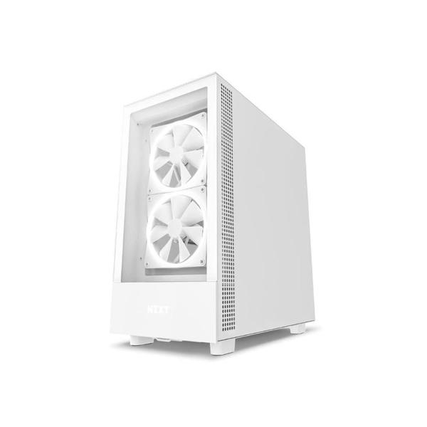 Imagem de Gabinete Gamer Nzxt H5 Elite Mid Tower Compacto Branco