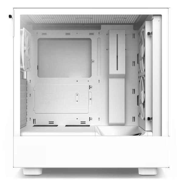 Imagem de Gabinete Gamer NZXT H5 Flow Branco MidTower c/ 2 Fans USB 3.0 