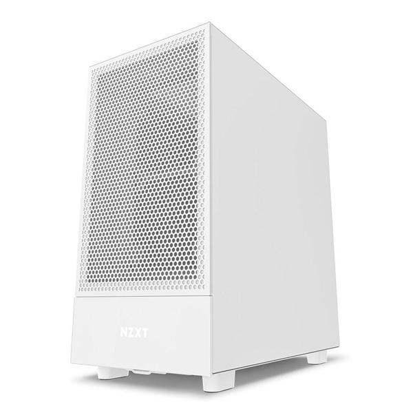 Imagem de Gabinete Gamer  NZXT H5 Flow RGB Mid Tower  Atx Vidro Temperado  Com 2 Fans  Sem Fonte Branco