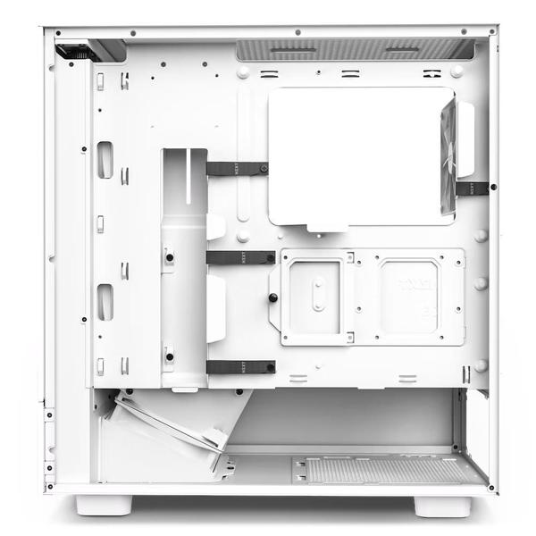 Imagem de Gabinete Gamer Nzxt H5 Flow White Midtower C/2 Fans Usb 3.0