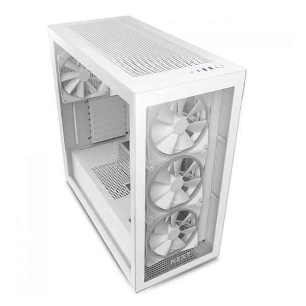 Imagem de Gabinete Gamer NZXT H7 Elite 2022  Vidro Temperado Com Fans Mid Tower ATX Branco