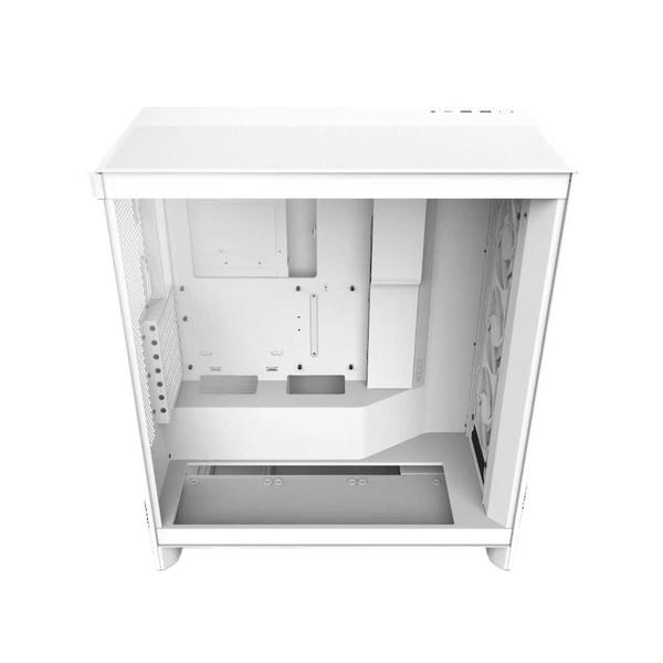 Gabinete Gamer NZXT H7 FLOW RGB Lateral Vidro Temperado E-ATX/ATX/MICRO-ATX/MINI-ITX Branco - CM- Imagem de Gabinete Gamer NZXT H7 FLOW RGB Lateral Vidro Temperado E-ATX/ATX/MICRO-ATX/MINI-ITX Branco - CM-