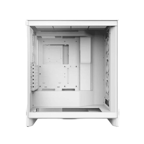 Gabinete Gamer NZXT H7 FLOW RGB Lateral Vidro Temperado E-ATX/ATX/MICRO-ATX/MINI-ITX Branco - CM- Imagem de Gabinete Gamer NZXT H7 FLOW RGB Lateral Vidro Temperado E-ATX/ATX/MICRO-ATX/MINI-ITX Branco - CM-