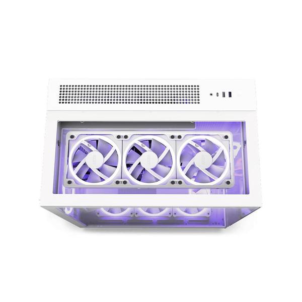 Imagem de Gabinete Gamer Nzxt H9 Elite Branco Mid Tower Com Fan