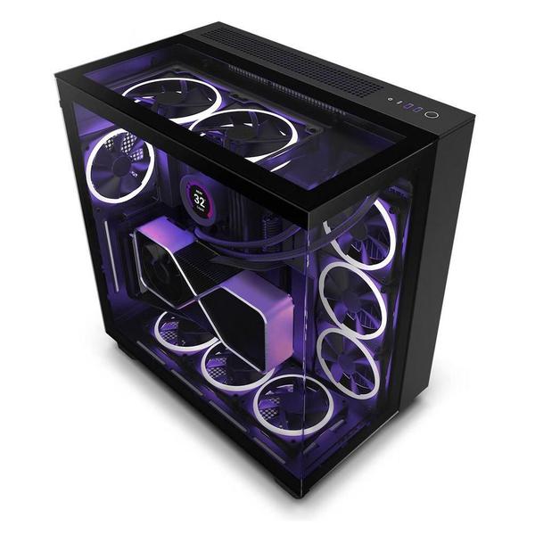 Imagem de Gabinete Gamer Nzxt H9 Elite Com Fan - Preto