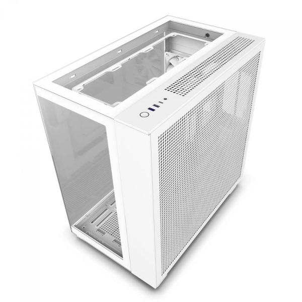 Gabinete Gamer NZXT H9 Elite Lateral Vidro TEMP MINI-ITX/MICRO-ATX/ATX com 4 FANS RGB Branco Imagem de Gabinete Gamer NZXT H9 Elite Lateral Vidro TEMP MINI-ITX/MICRO-ATX/ATX com 4 FANS RGB Branco