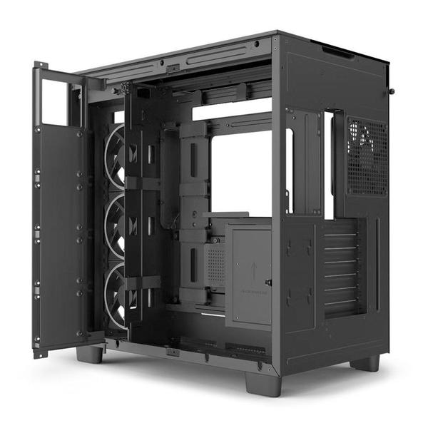 Imagem de Gabinete Gamer NZXT H9 Elite, Mid Tower, RGB, ATX,  em Vidro, Preto - CM-H91EB-01