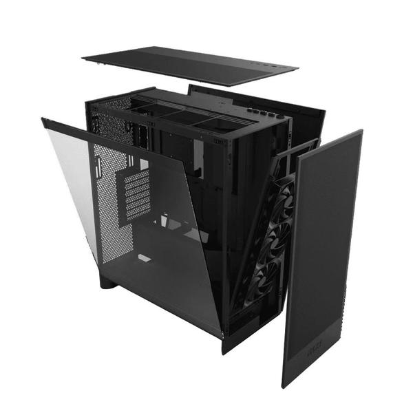 Gabinete Gamer NZXT NZXT H7 FLOW E-ATX/ATX/MICRO-ATX/MINI-ITX - CM-H72FB-01 Imagem de Gabinete Gamer NZXT NZXT H7 FLOW E-ATX/ATX/MICRO-ATX/MINI-ITX - CM-H72FB-01