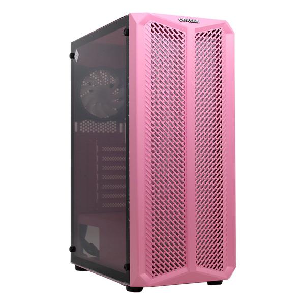 Imagem de Gabinete Gamer OEX Haven GH300, Lateral em Vidro, 1x Cooler LED RGB 120mm, USB 3.0, Rosa