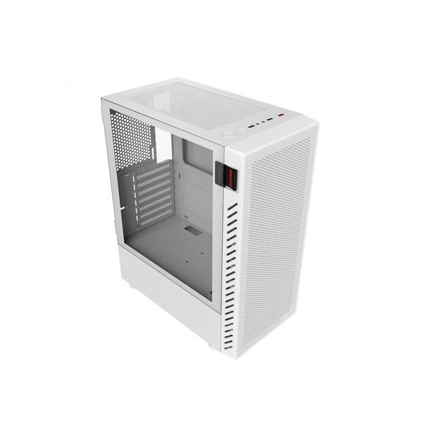 Imagem de Gabinete Gamer PcYes Bolter White Ghost Mid-Tower Vidro Temperado USB 3.0 - Branco