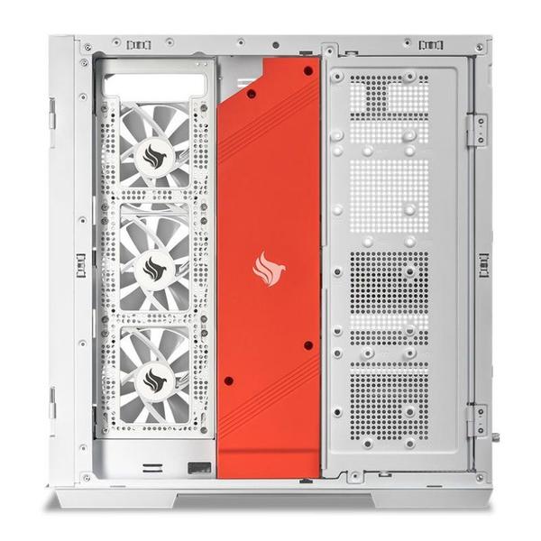 Imagem de Gabinete Gamer Pichau Voyager One, ARGB, Full-Tower, Lateral de Vidro, Com 3 Fans, Branco, PG-VY1-WH-3F