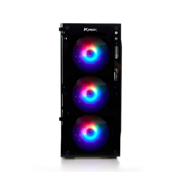 Imagem de Gabinete Gamer Premium Lateral E Frente Em Vidro 3 Fans RGB